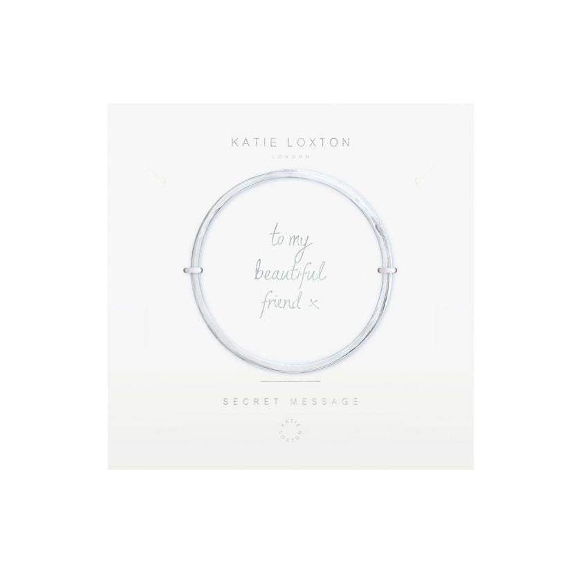 Katie Loxton ~ Secret Message To my Beautiful Friend Bangle