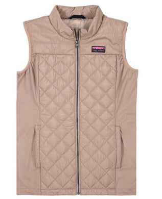 Simply Southern Puffer Vest- Tan