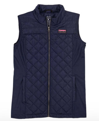 Simply Southern Puffer Vest- Blue