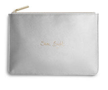 Katie Loxton ~ PERFECT POUCH | SHINE BRIGHT | METALLIC SILVER