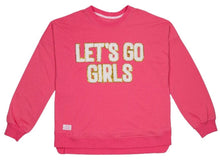 Simply Southern Sparkle Letter Pullover Let’s Go Girl