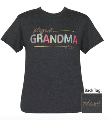 Girlie Girl Original Blessed Grandma T-Shirt