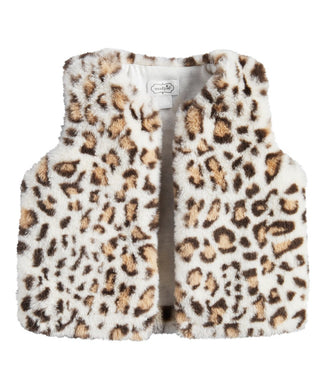 Mudpie Leopard Fur Vests